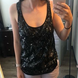 Sequin Tank Top